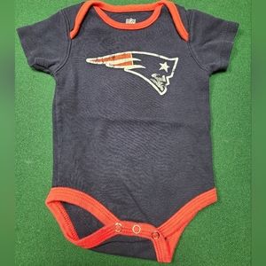 New England Patriots onesie. Used condition.